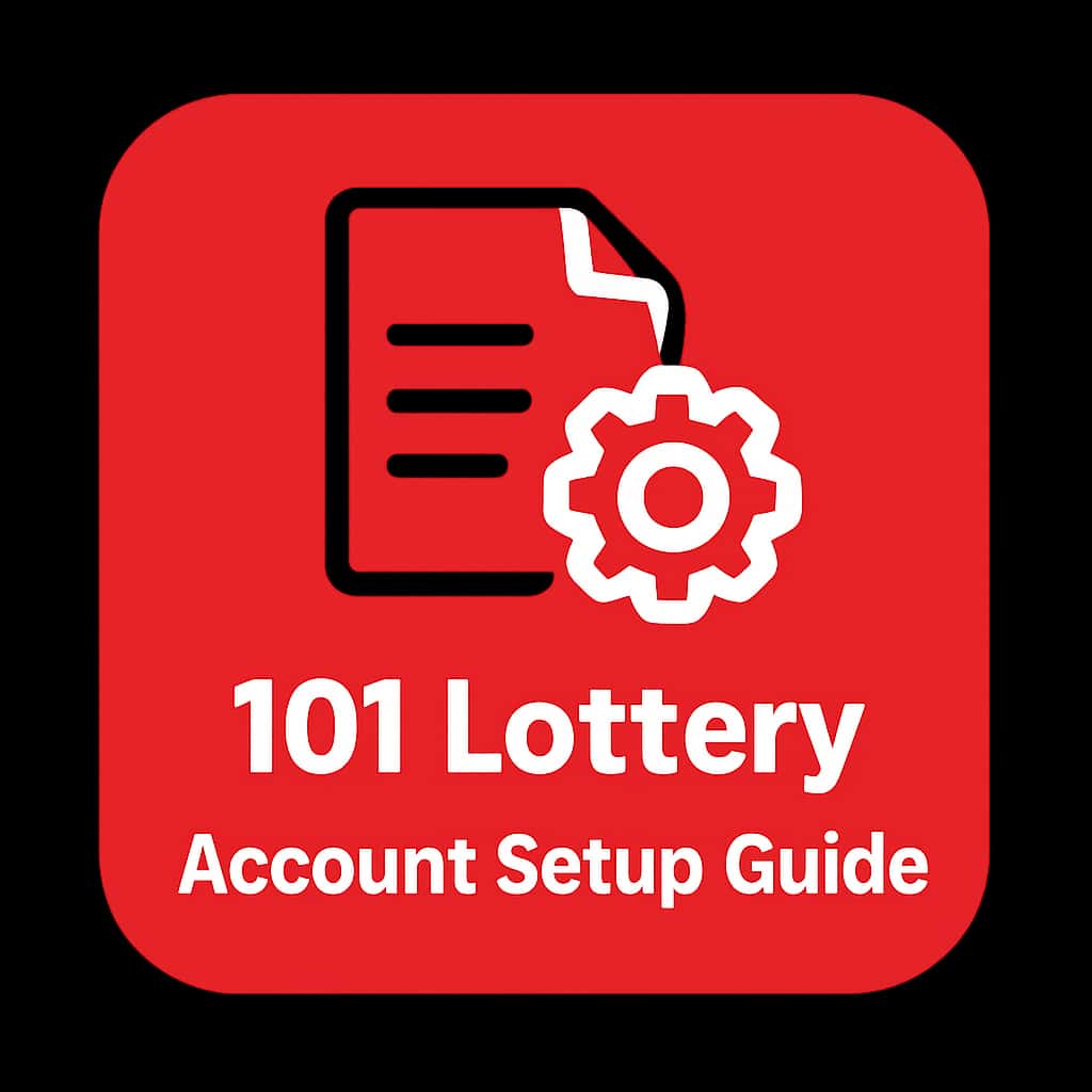 An icon illustrating the 101 Lottery account setup process.