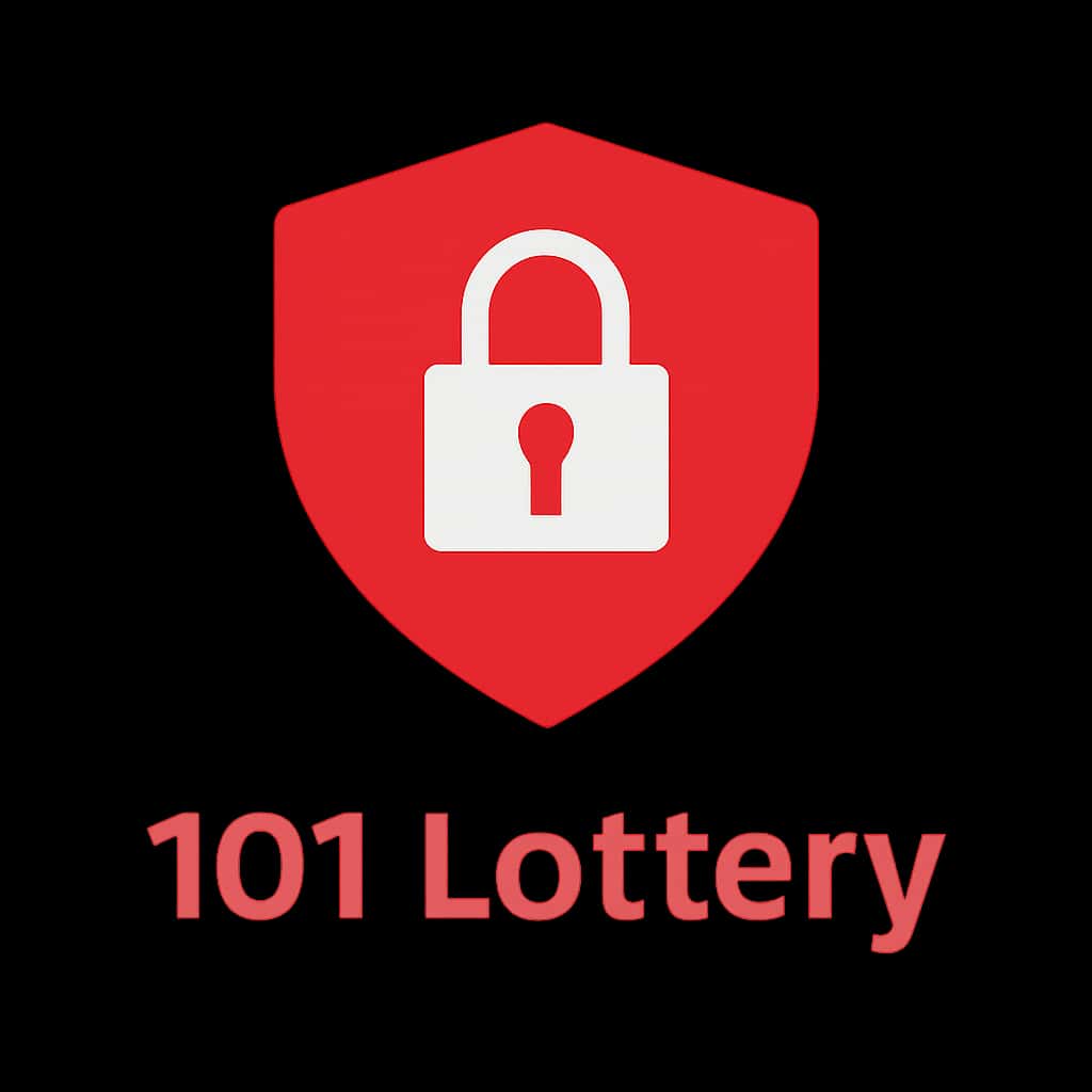 Icon representing security measures for 101 Lottery account.