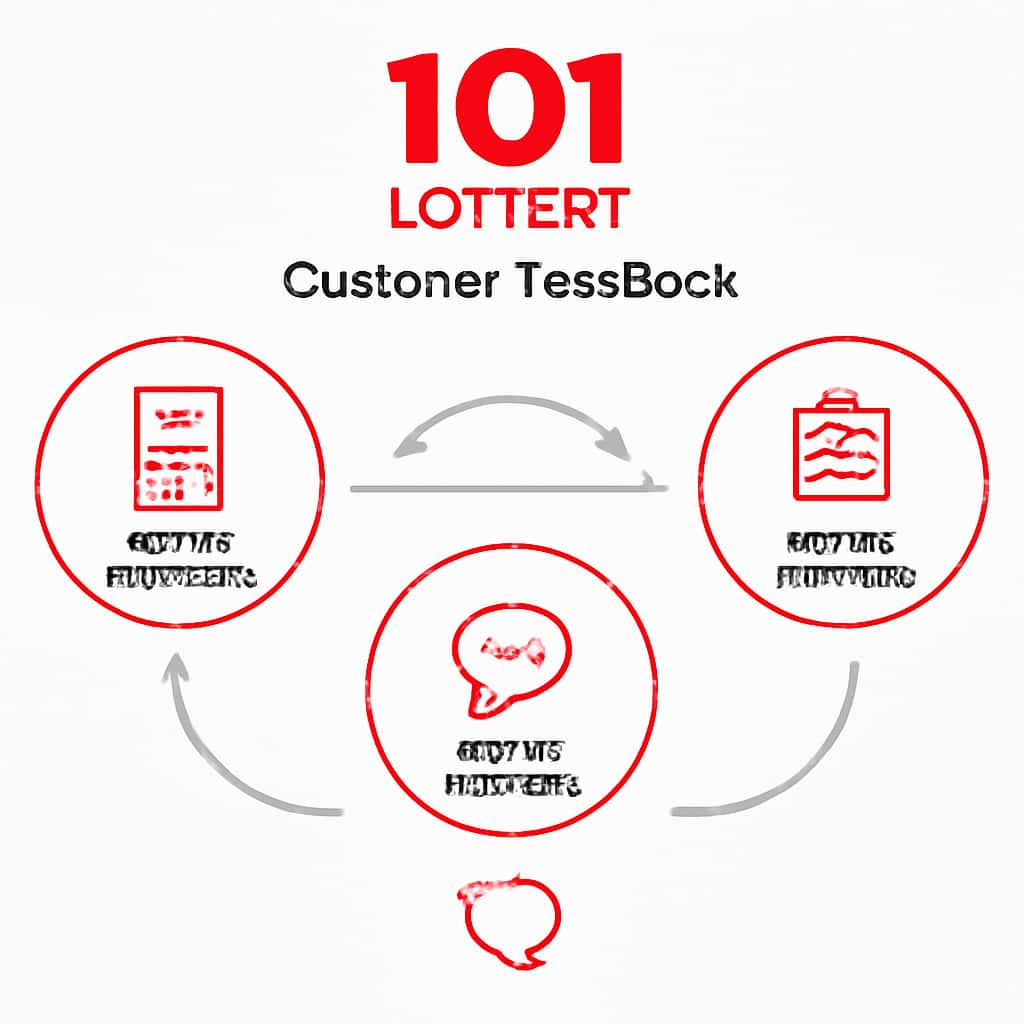 An illustration of the feedback process for 101 Lottery.