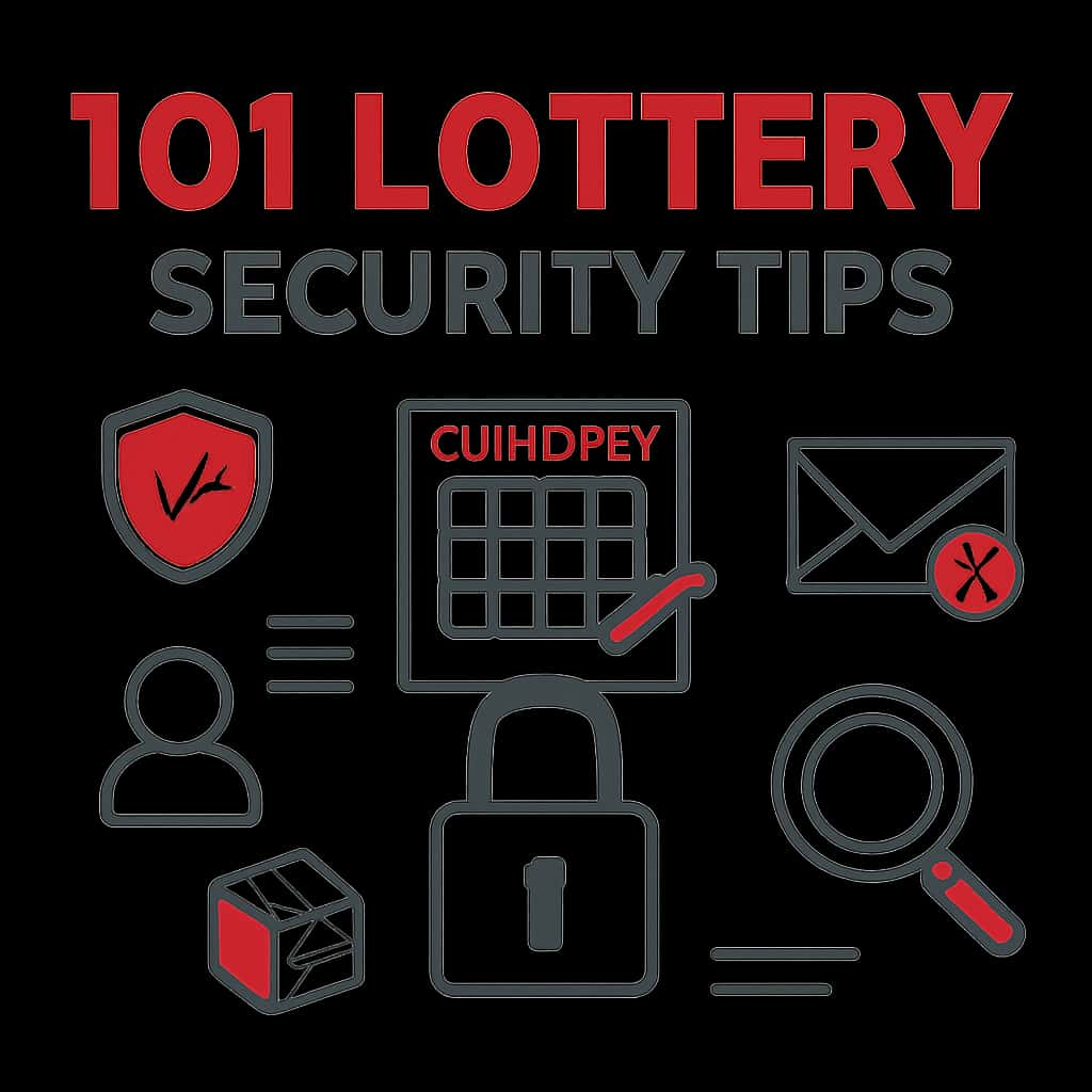 An educational diagram showcasing various security measures for 101 Lottery.