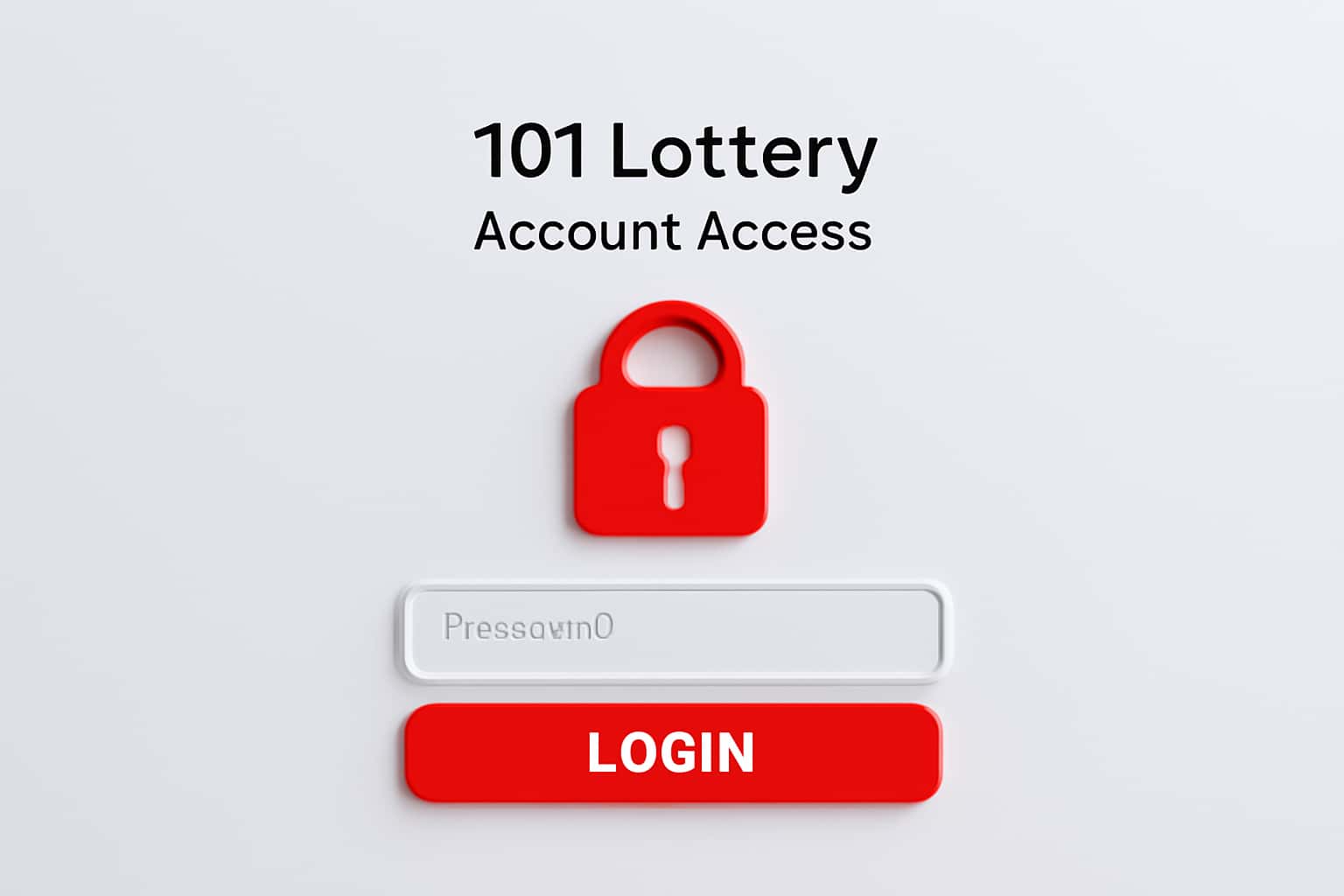 101 Lottery Account Access Interface