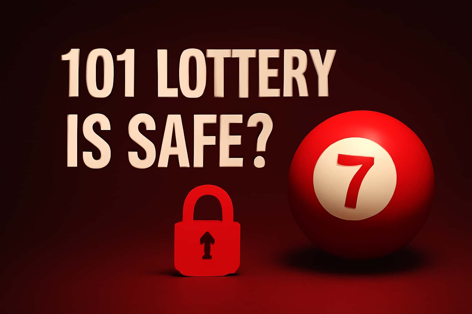 A visual representation of the safety aspects of 101 Lottery, highlighting user account security.