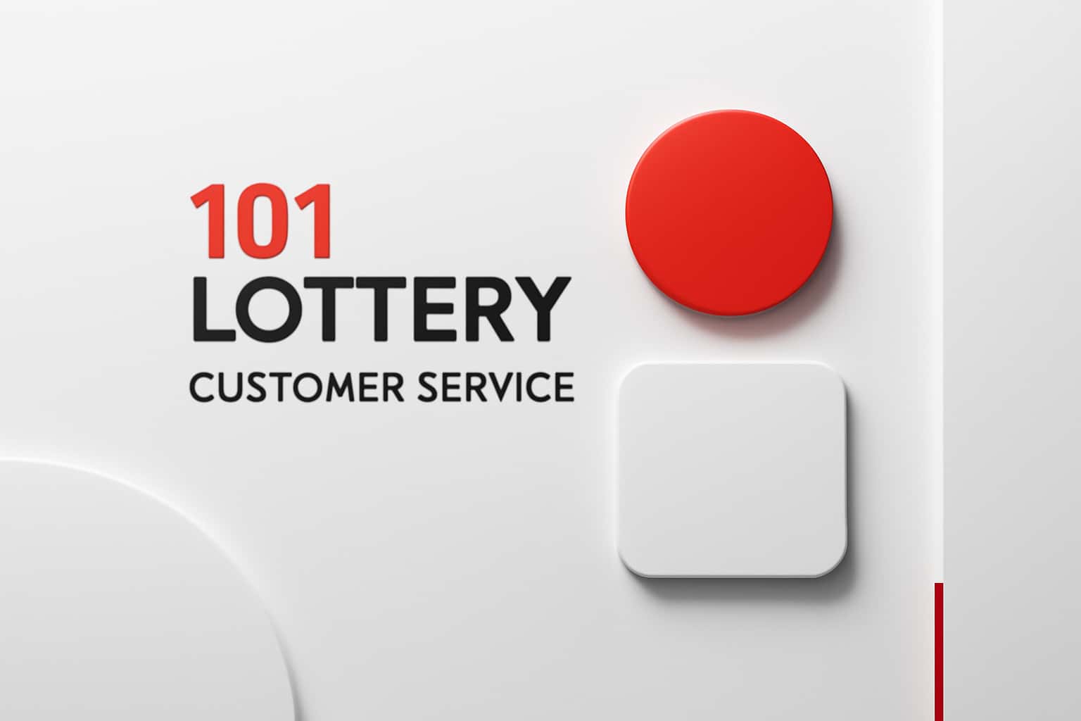 101 Lottery Customer Service Interface